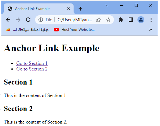 html link 1