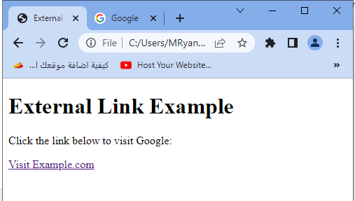 html link 2