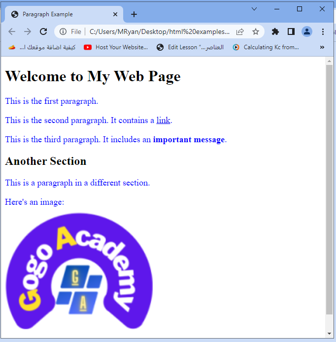 paragraph tag1