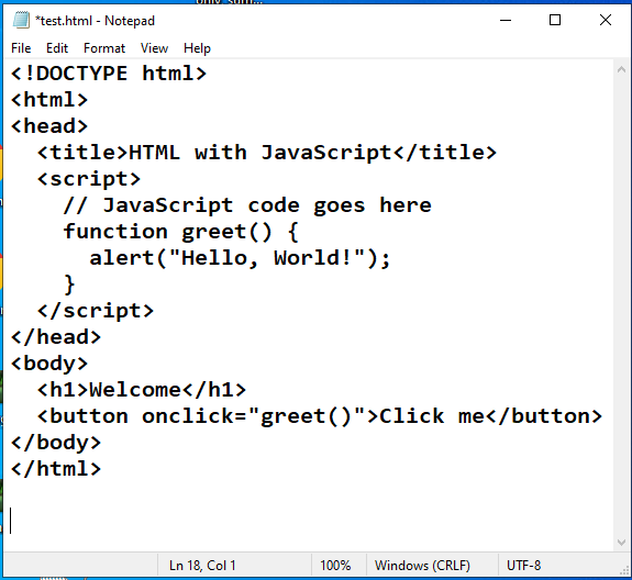 html scrip tag 1