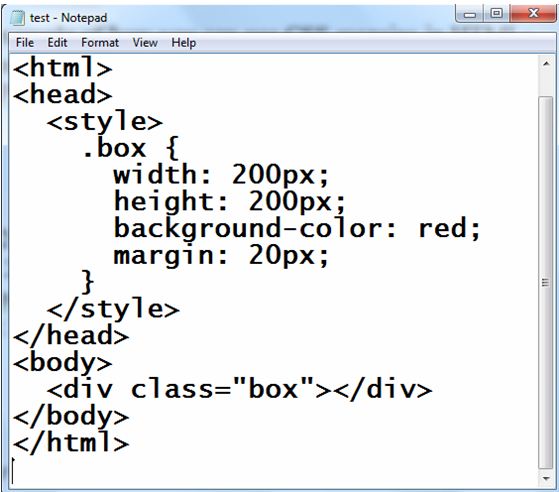 css margin 1