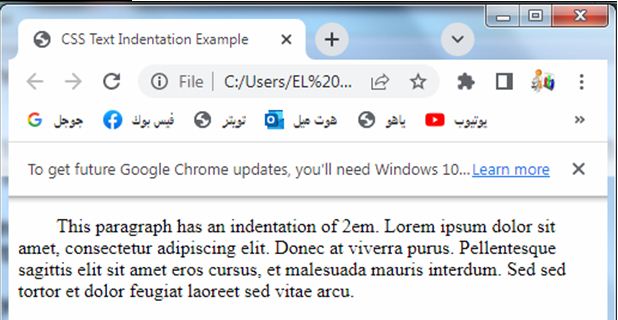 css text 10