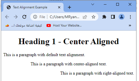 css text align property 1