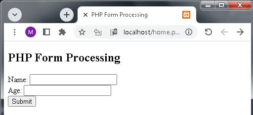 PHP Form Processing