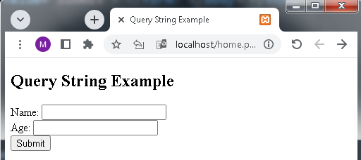 Query String Example