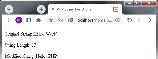 string function